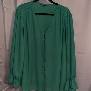 Hunger Green Blouse